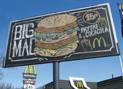 McDonalds - kreda - big mac